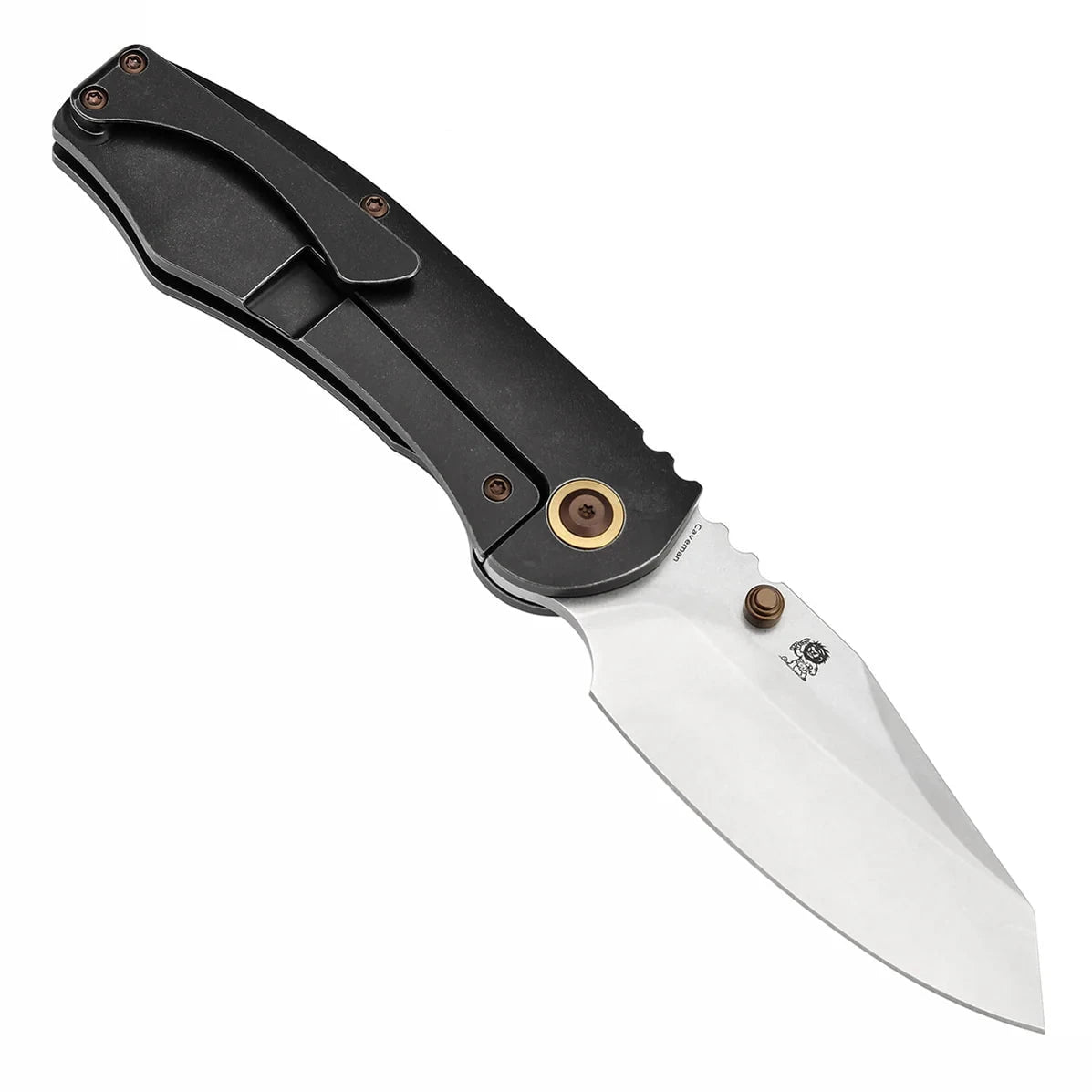 Kansept Caveman K1110B1 – CPM‑20CV Blade, Titanium & Gecko Kansept Caveman K1110B1 – CPM‑20CV Blade, Titanium & Gecko