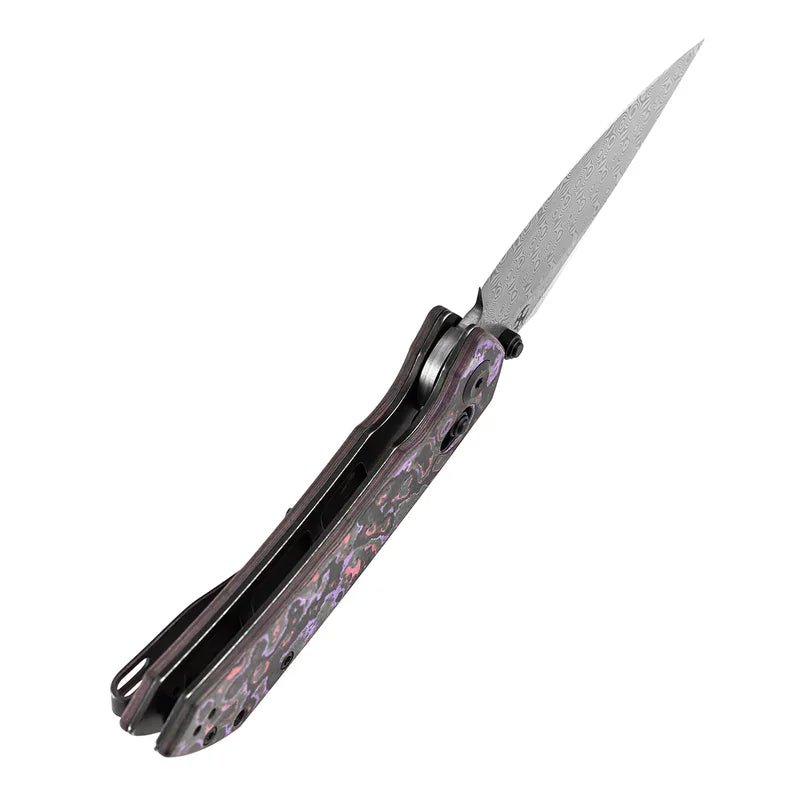 Kansept Fenrir Damascus Crossbar Lock Purple Haze Fatcarbon Kansept Fenrir Damascus Crossbar Lock Purple Haze Fatcarbon