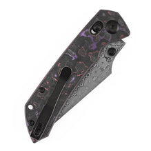 Kansept Fenrir Damascus Crossbar Lock Purple Haze Fatcarbon