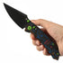 Kansept Fenrir K1034V4 – S35VN Blade, 80s Camo Carbon Handle, Crossbar Lock Folding Knife