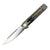 Kansept Kitpu Folding Knife – 20CV Blade, Titanium Handle, 80s Camo Carbon