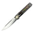 Kansept Kitpu Folding Knife – 20CV Blade, Titanium Handle, 80s Camo Carbon
