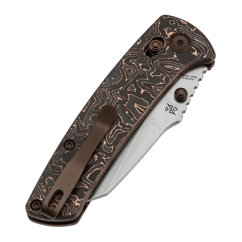Kansept Main Street – S35VN Wharncliffe, Copper Carbon Fiber