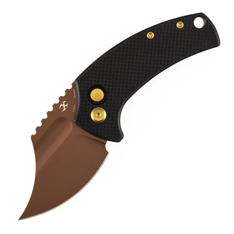 Kansept Wasp Button Lock 154CM G10 Knife | Blade City