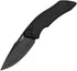 Kershaw Auto Launch 1 Button Lock Damascus Knife Black Handles- 7100BLKDAM