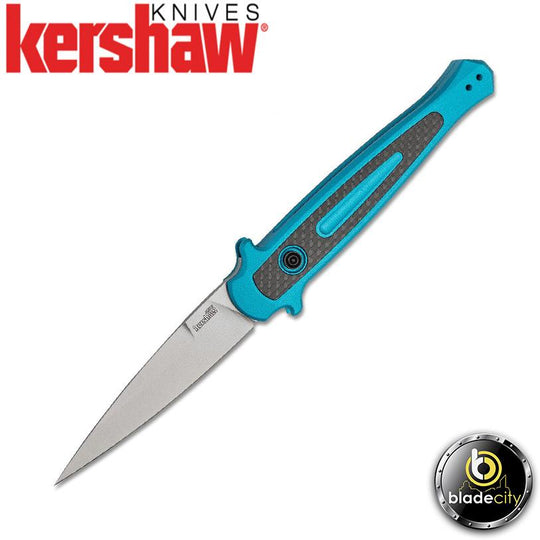 Kershaw Launch 8 Automatic Knife - Teal - Blade City