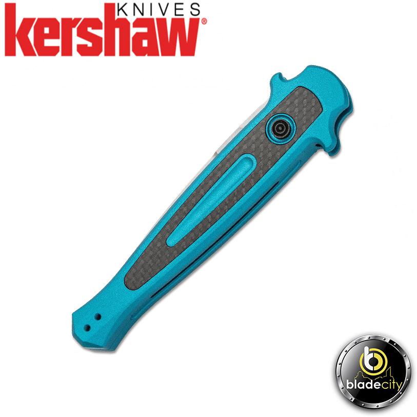 Kershaw Launch 8 Automatic Knife - Teal - Blade City