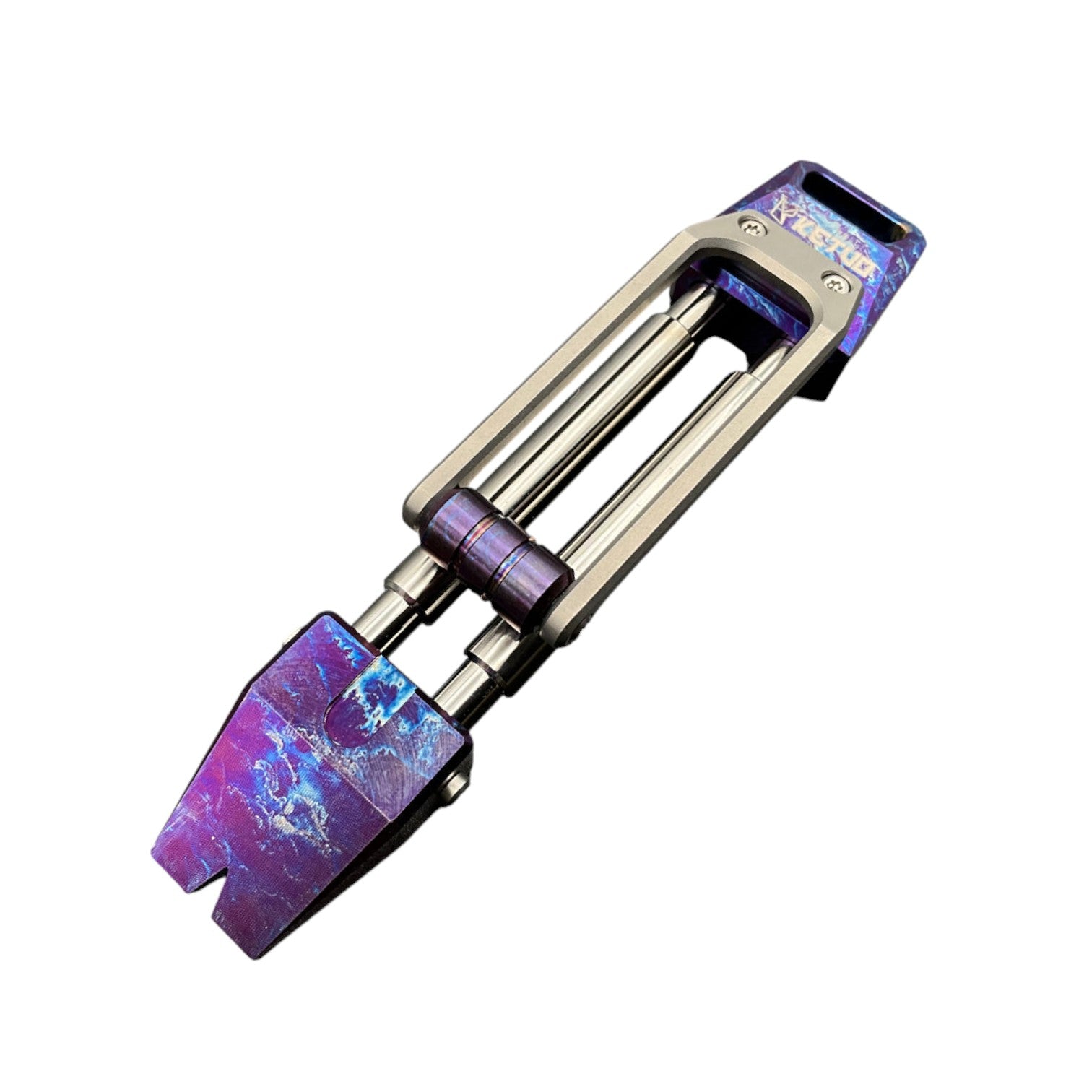 Ketuo Pry Bar K01 – Electric Anodized Titanium | M390 Blade Premium EDC Knife