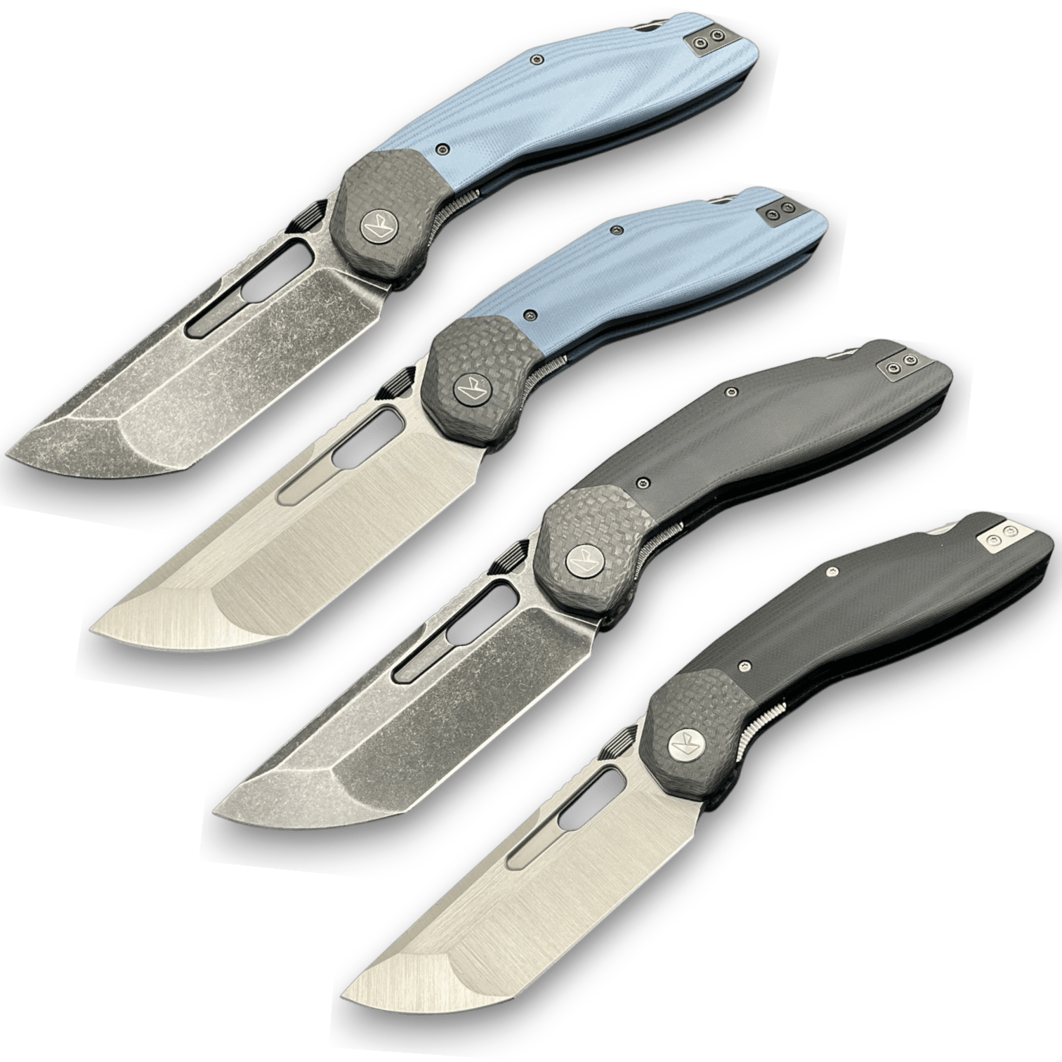 Ketuo Yakuza G10 Folding Knife – 14C28N Blade, Carbon Fiber Bolster, Liner Lock