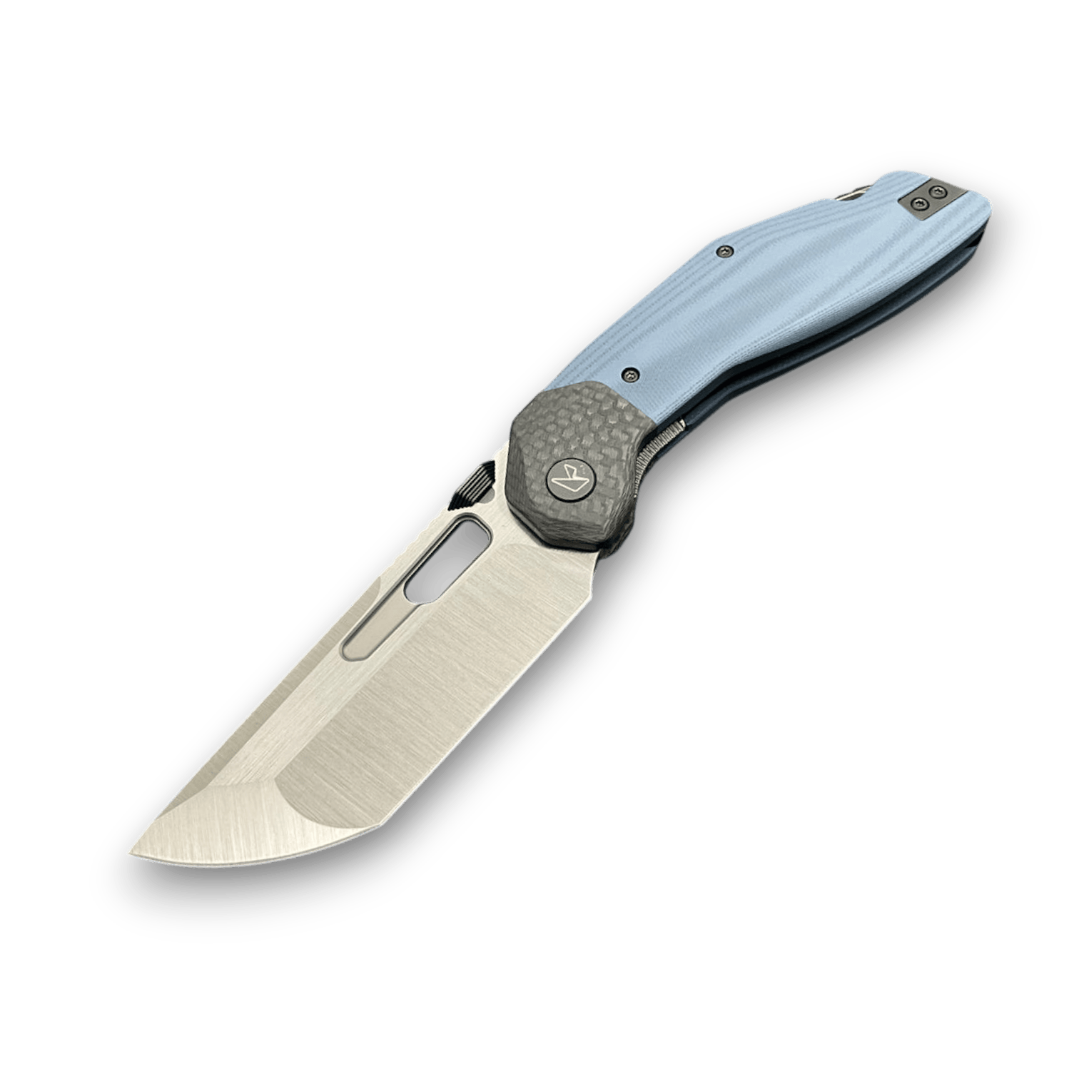 Ketuo Yakuza G10 Folding Knife – 14C28N Blade, Carbon Fiber Bolster, Liner Lock