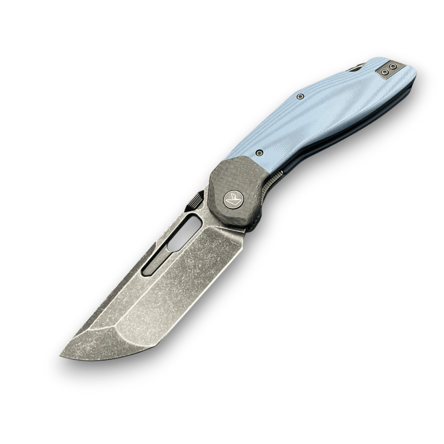 Ketuo Yakuza G10 Folding Knife – 14C28N Blade, Carbon Fiber Bolster, Liner Lock