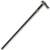 Kit Rae Black Axios Sword Cane - 1045 Carbon Steel Blade