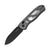 Kizer Azo Drop Bear Clutch Lock Knife – Nitro-V Blade, Black Polymer Handle