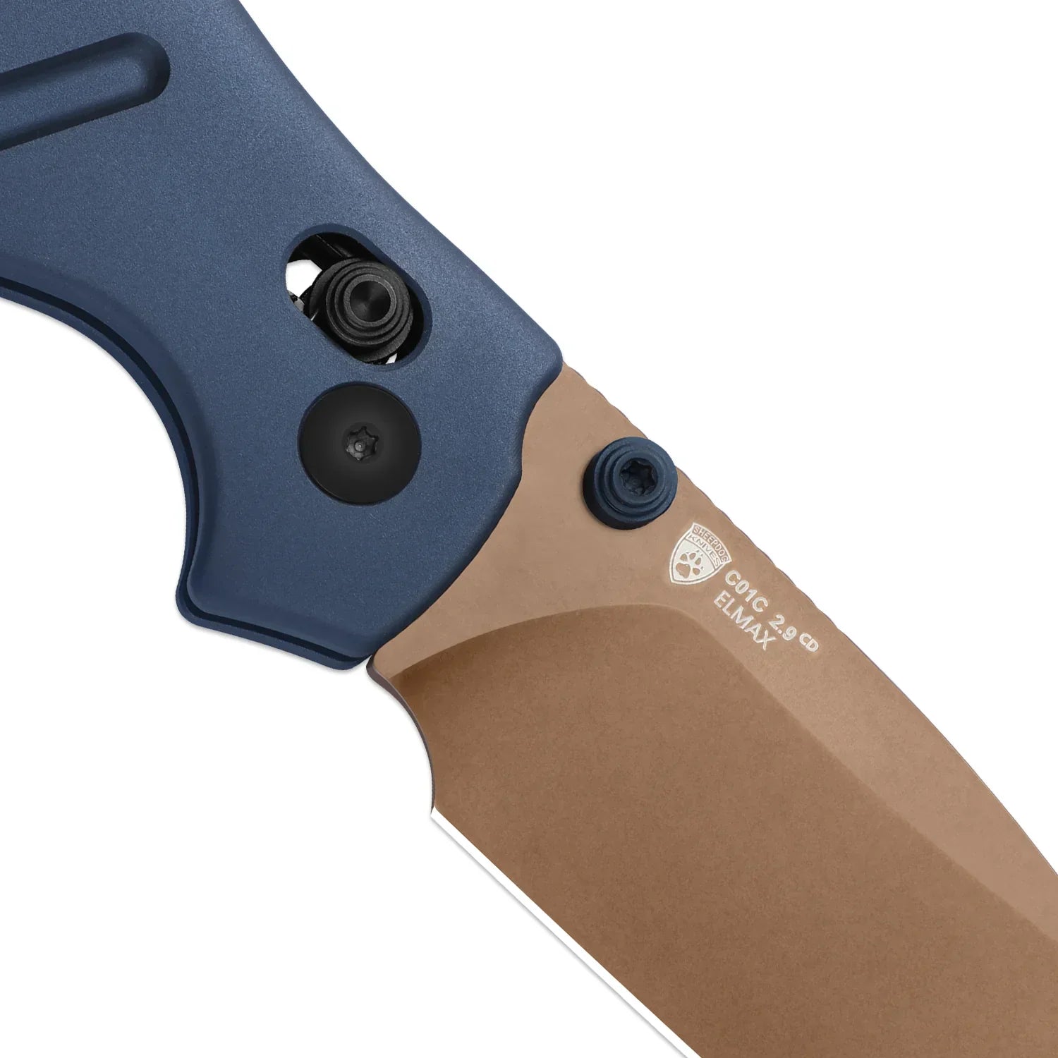 Kizer C01C Sheepdog KI3488.29CDA1 – Elmax Copper Blade & Aluminum