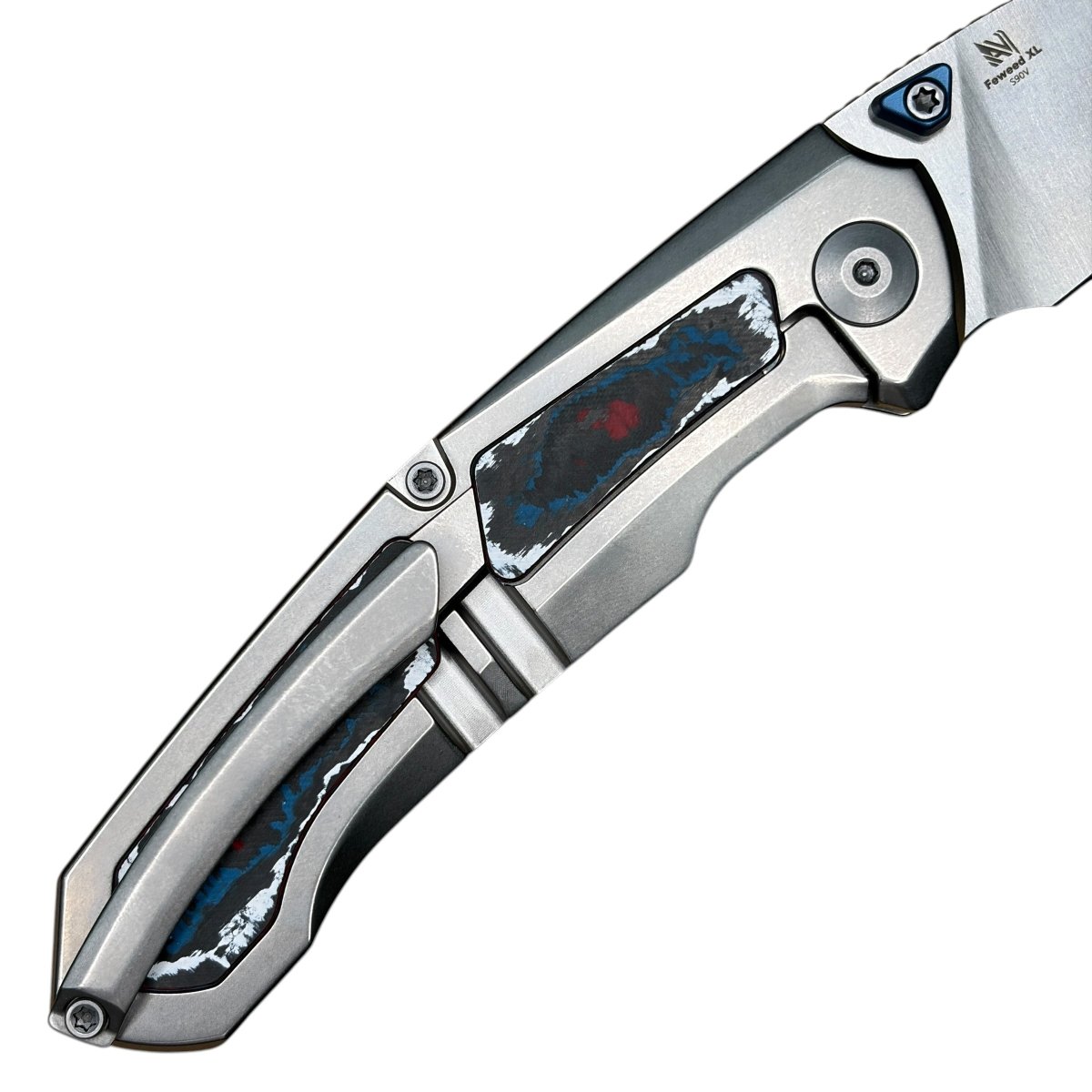 Kizer Feweed XL S90V Nebula Fat Carbon Titanium Knife - Blade City