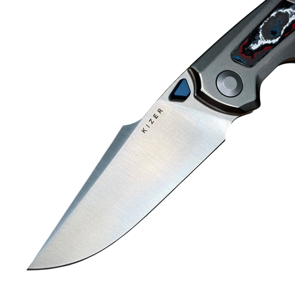 Kizer Feweed XL S90V Nebula Fat Carbon Titanium Knife - Blade City