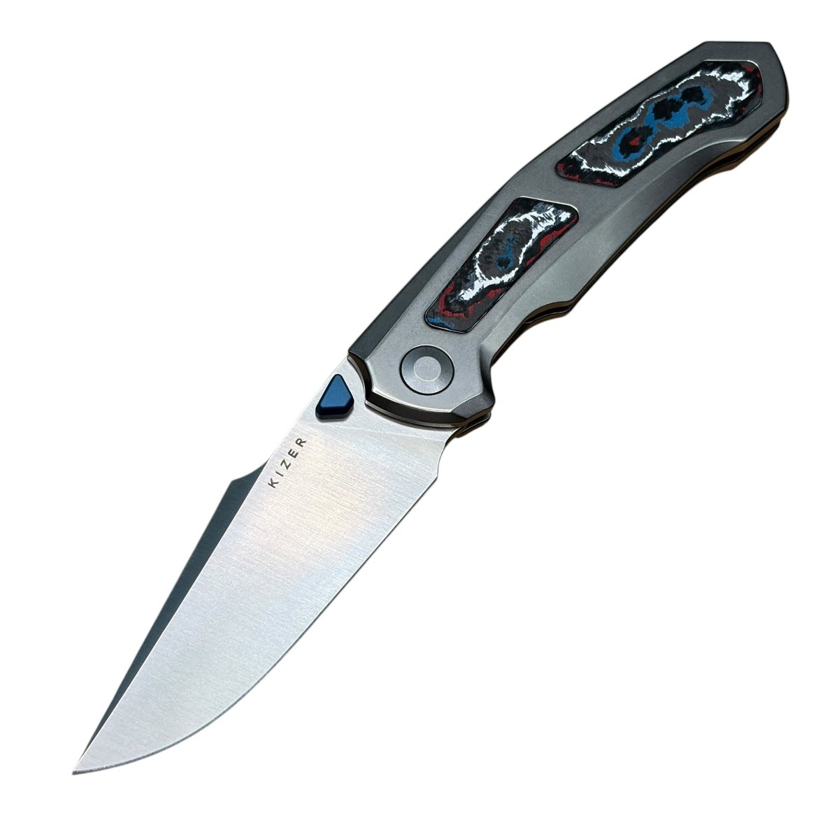 Kizer Feweed XL S90V Nebula Fat Carbon Titanium Knife - Blade City