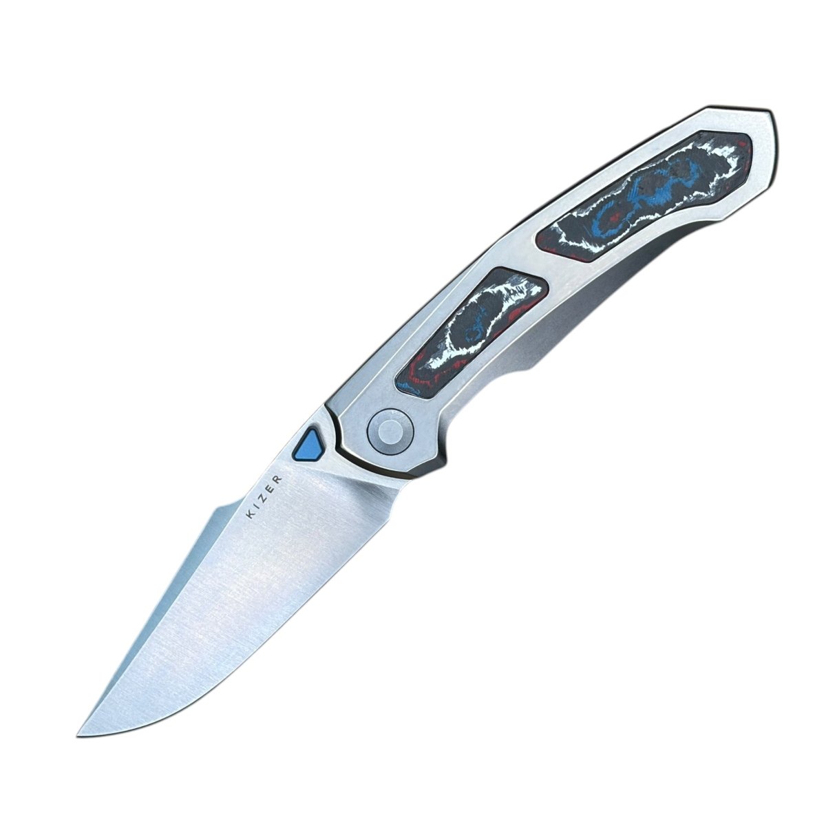 Kizer Feweed XL S90V Nebula Fat Carbon Titanium Knife - Blade City