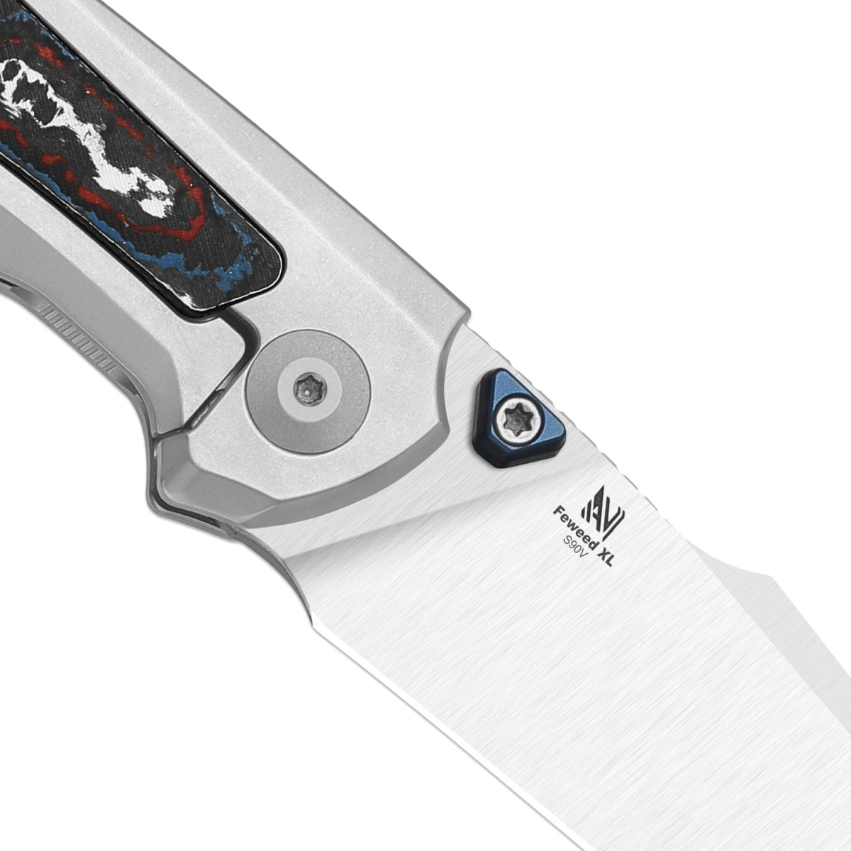 Kizer Feweed XL S90V Nebula Fat Carbon Titanium Knife - Blade City