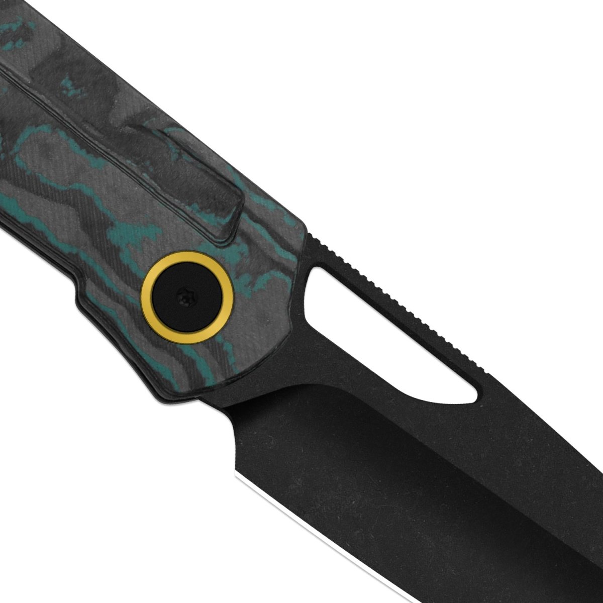 Kizer Mash Ki3699BSA3 – M390 Shipwreck CamoCarbon Folding Knife - Blade City