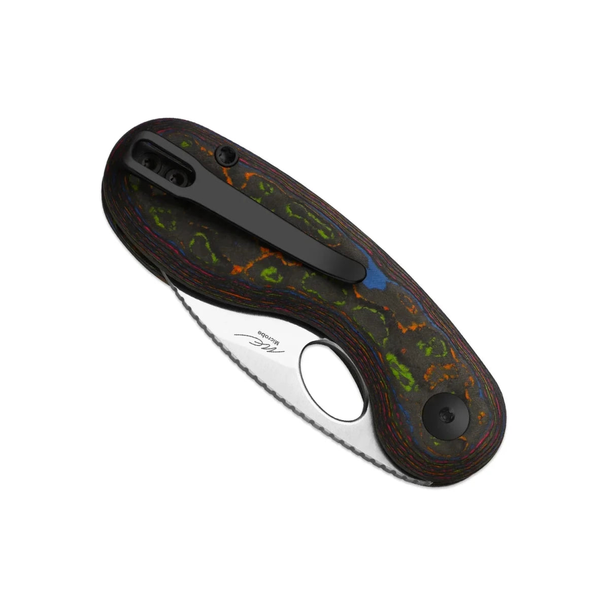 Kizer Microbe KI2742A1 – M390 Blade & 80s Camo Carbon Handle