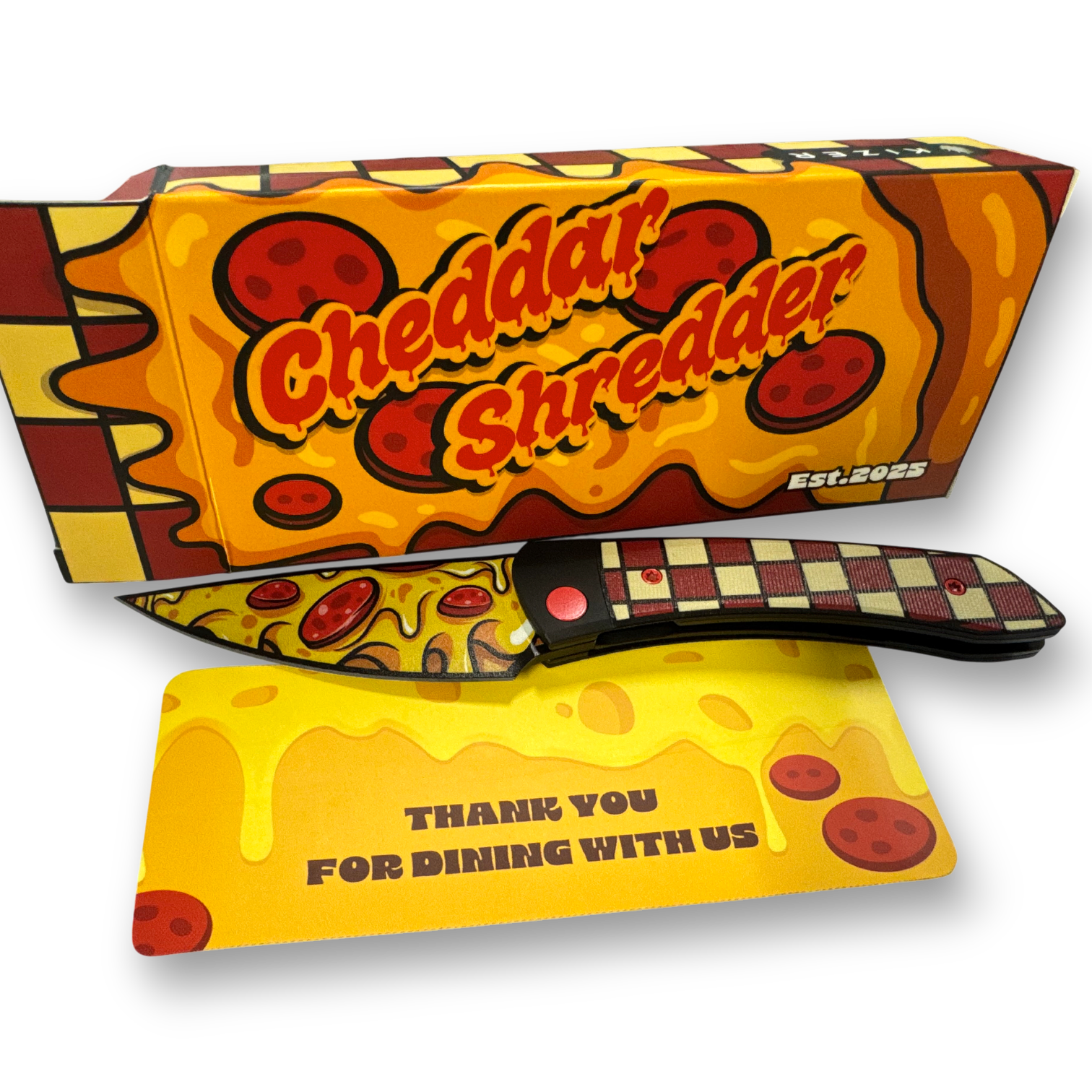 Kizer Mini Momo Cheddar Shredder Pizza - Blade City x Blade HQ Exclusive /300