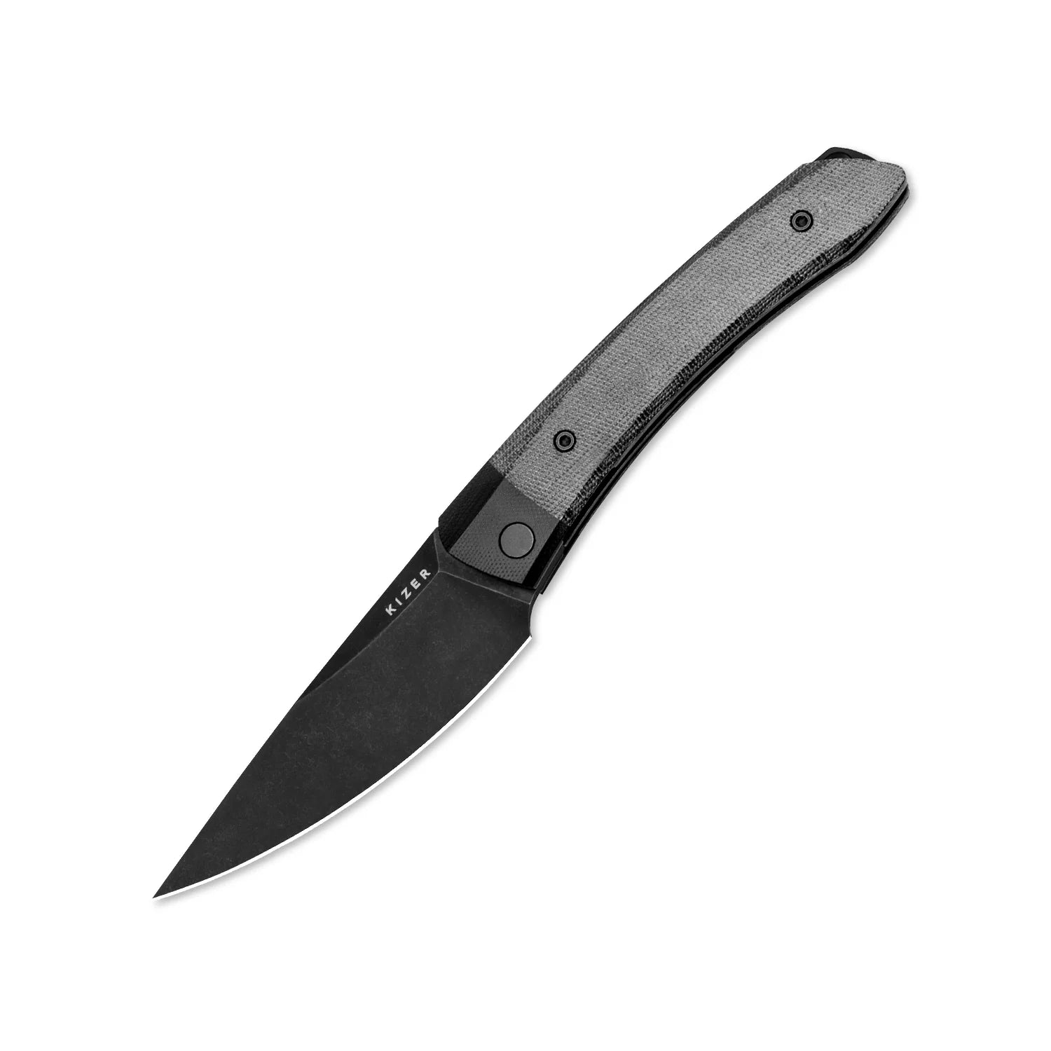 Kizer Momo Folding Knife – Nitro-V Blade with Black G-10 & Micarta