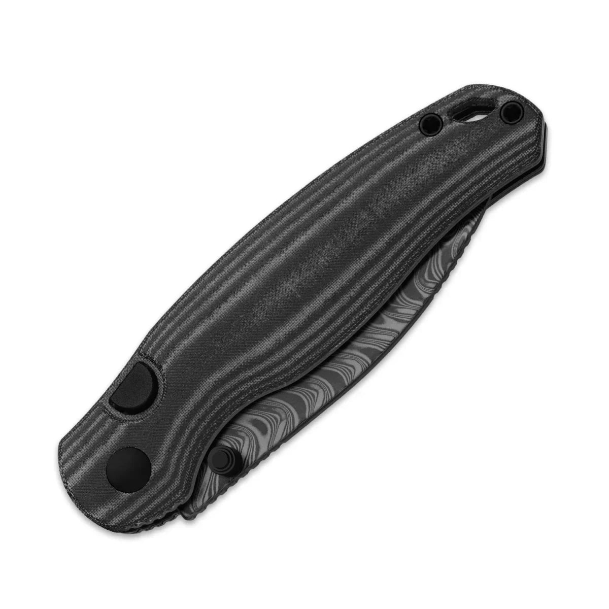 Kizer Phoca BD Damascus Folding Knife | Micarta Top Liner Lock EDC