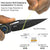 Kizer Raze Folding Knife – S45VN Blade, Titanium Handle with Camo Carbon