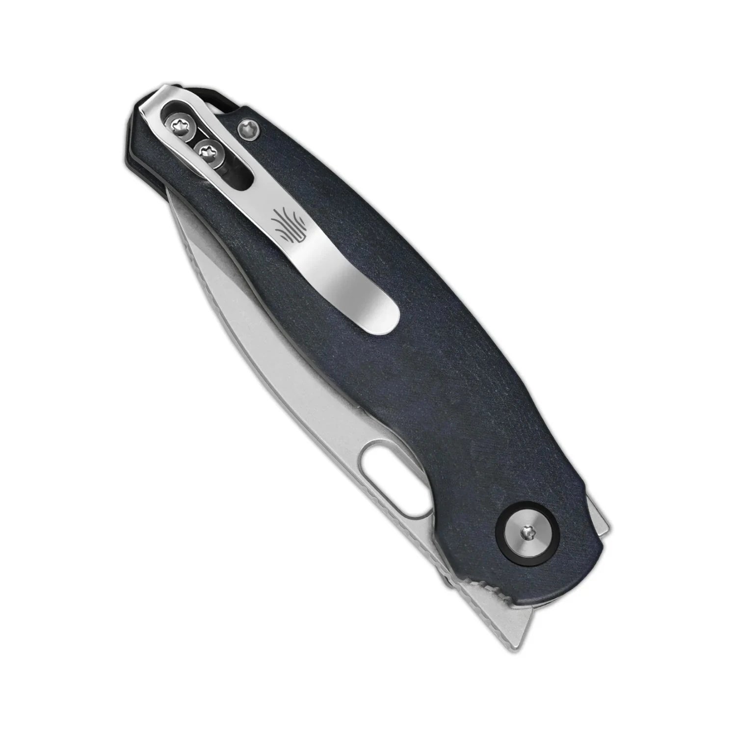 Kizer Seagull Folding Knife – 14C28N Blade, Richlite Blue Canyon Handle