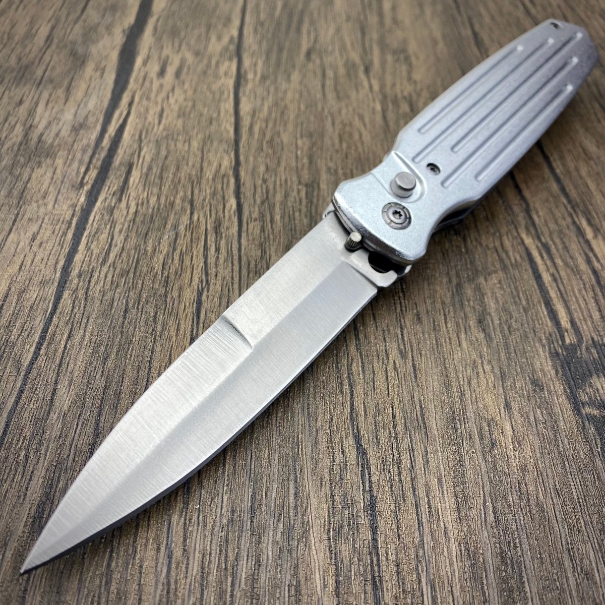 Button Springblade Maddox Push Button Switchblades | Blade City