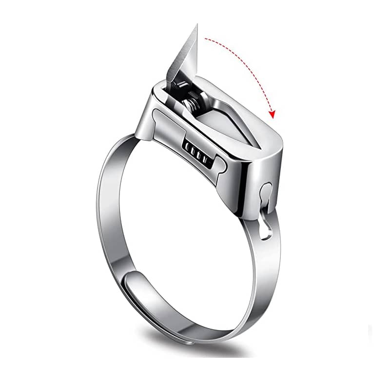 Defense Rings With Razor Buy Metal Self Defense Ring Knife | Blade City