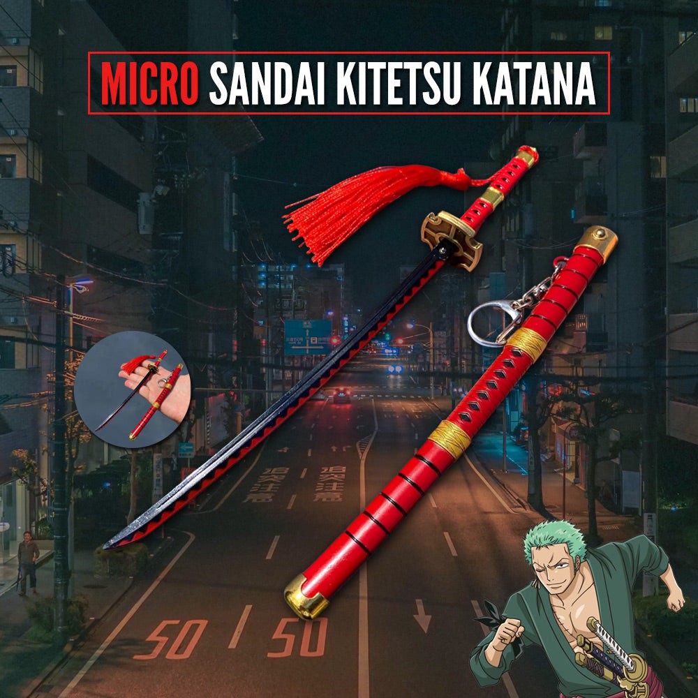 Micro Sandai Kitetsu Katana + Stand | Blade City