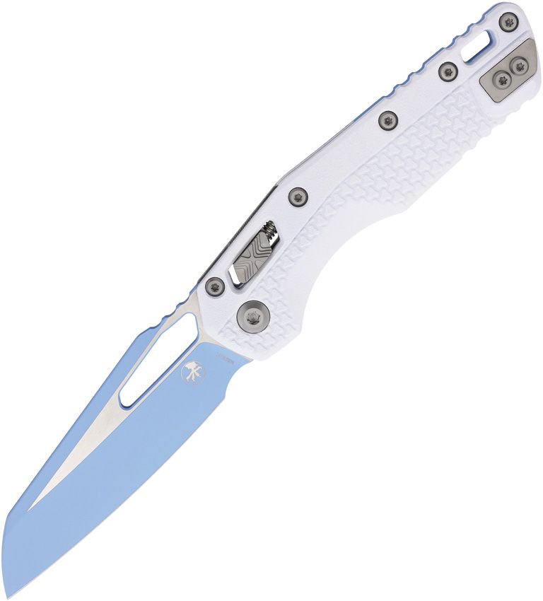 Microtech MSI Ram-Lok Knife | M390MK Sky Blue White Polymer