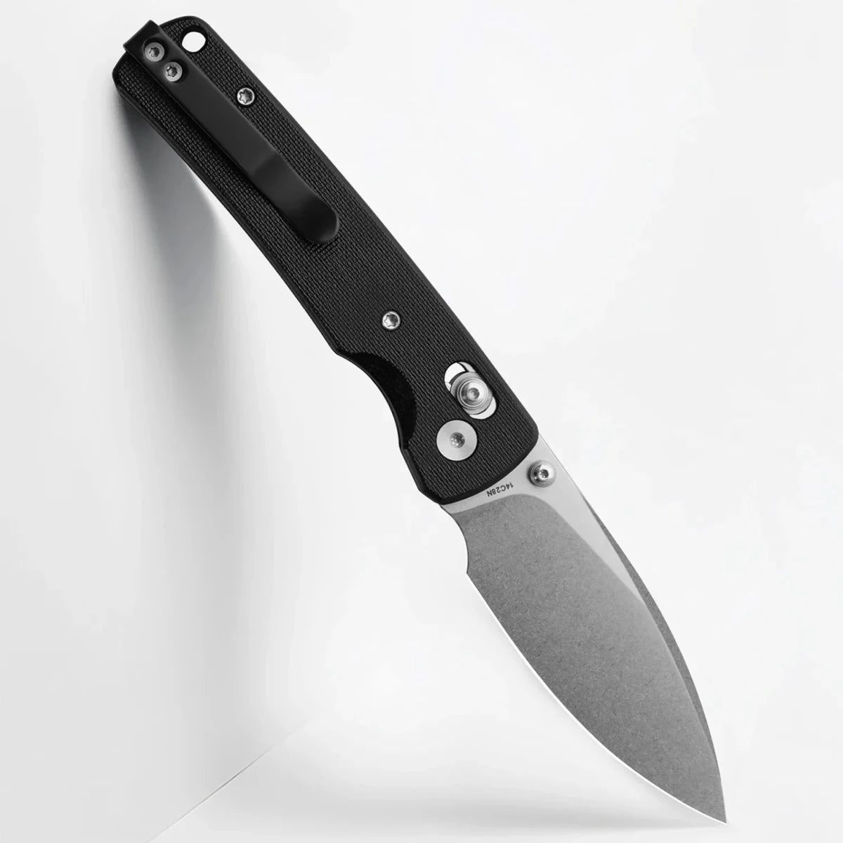 Miguron Vakor Folding Knife – 3.15″ 14C28N Blade, Black G10 Handle - Blade City