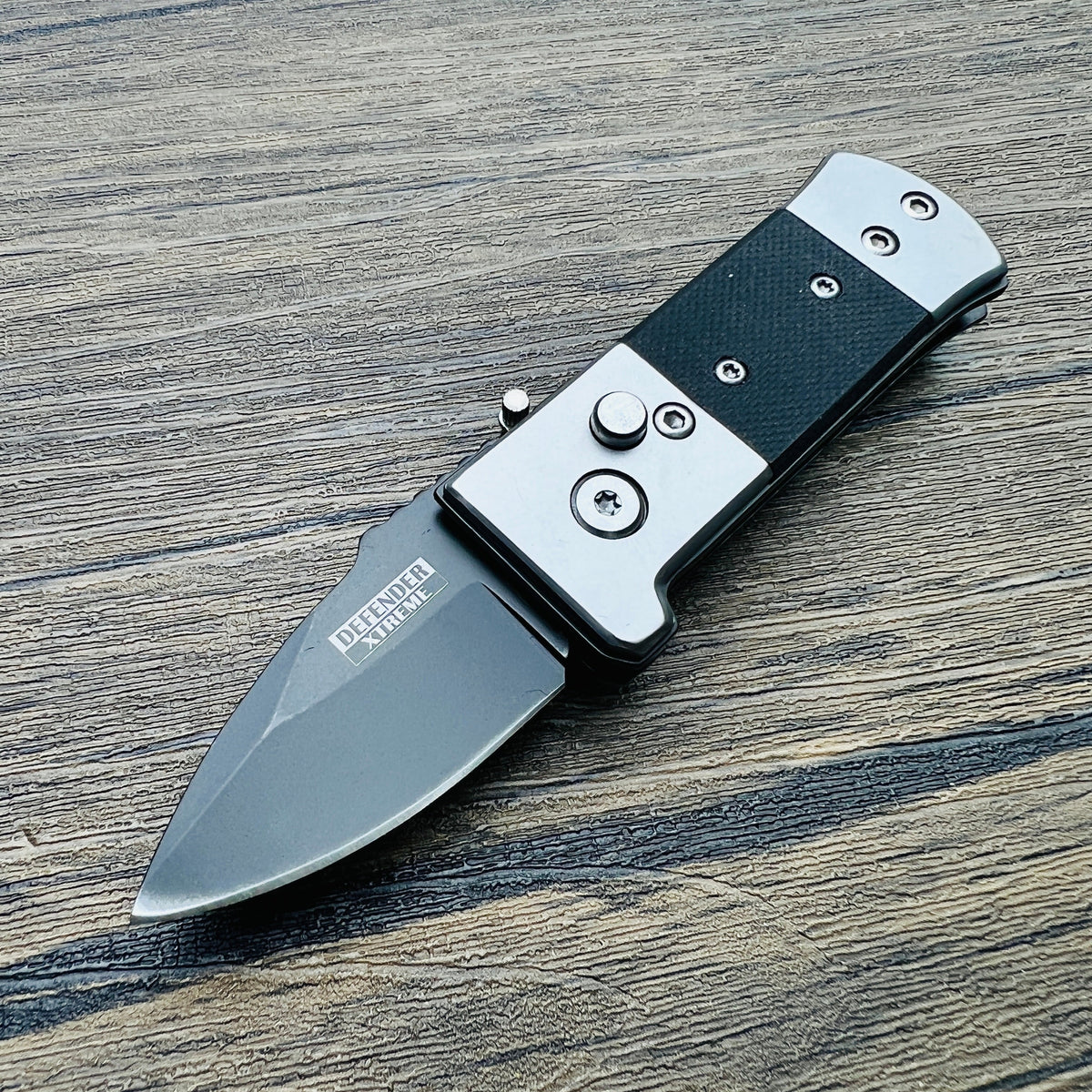 Mini Push Button Switchblade Pocket Knife | Blade City