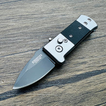 switchblade with push button