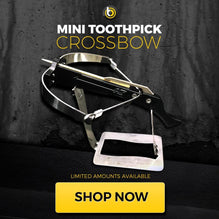 Mini Toothpick Crossbow - Black