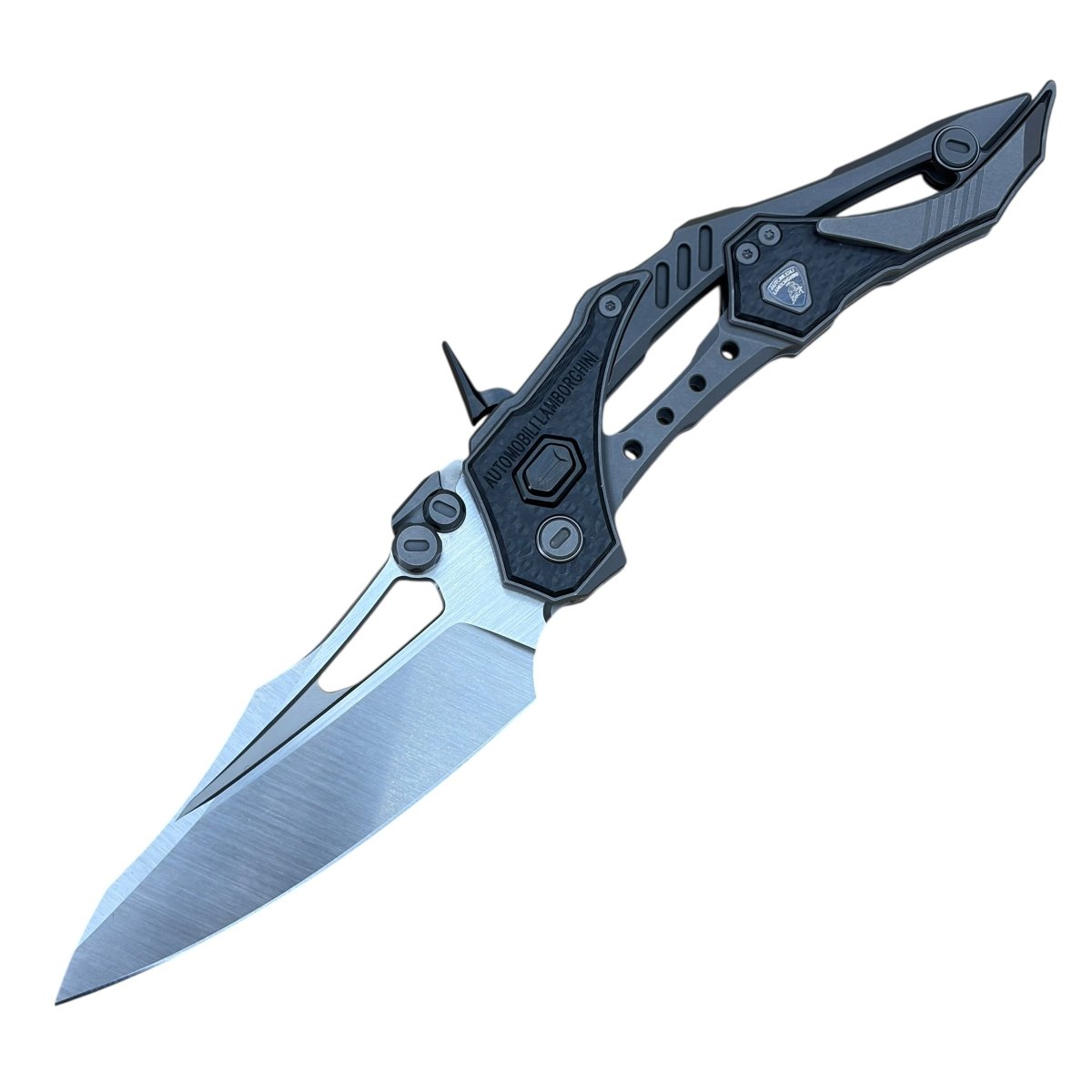 No Knife ロボット化都市の炎 レコード 希少日本盤仕様 ノー・ナイフ NOC Knives x Lamborghini MT-63 Folding Knife | M390 | Blade City