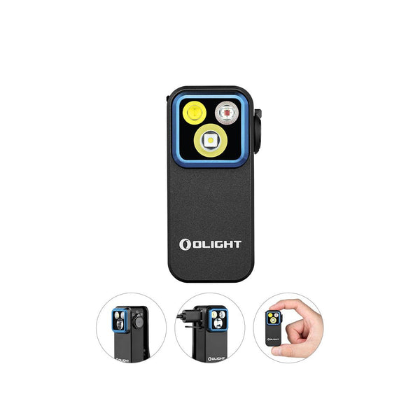 Olight Oclip Pro Clip-On Flashlight – Floodlight, Spotlight & Red