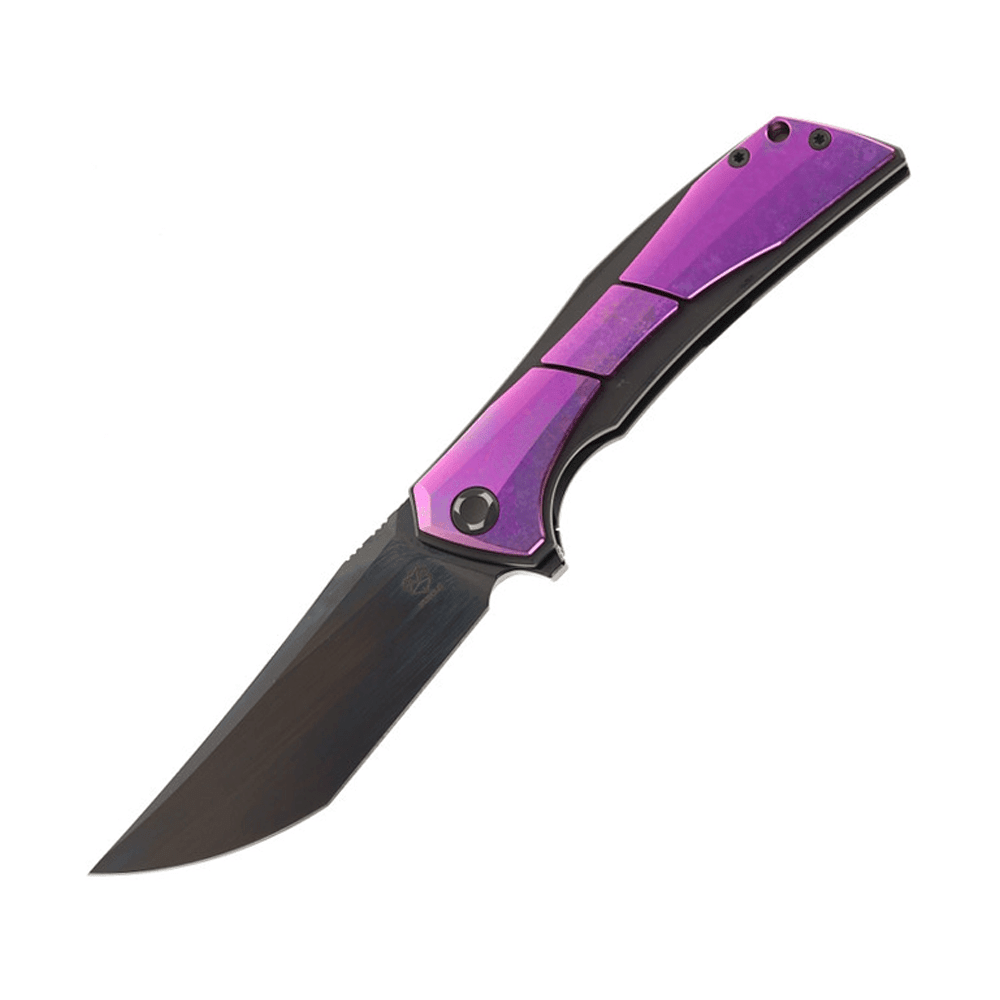 Poikilo Blade Anolis Standard 2 – M390 Sheepsfoot & Titanium EDC