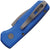 Pro-Tech Runt 5 Automatic Knife – Wharncliffe Blade, Blue Aluminum Handle