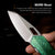 Remette RT Woodpecker RTWP-IG – M390 Reverse Tanto Blade Crystallized Titanium Handle