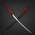 Reptile Skin Hand Forged Samurai Sword w/ Musha stand