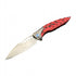 Rike Thor 7 – 3.54" 154CM Drop Point, Red G10 & Titanium, Liner Lock