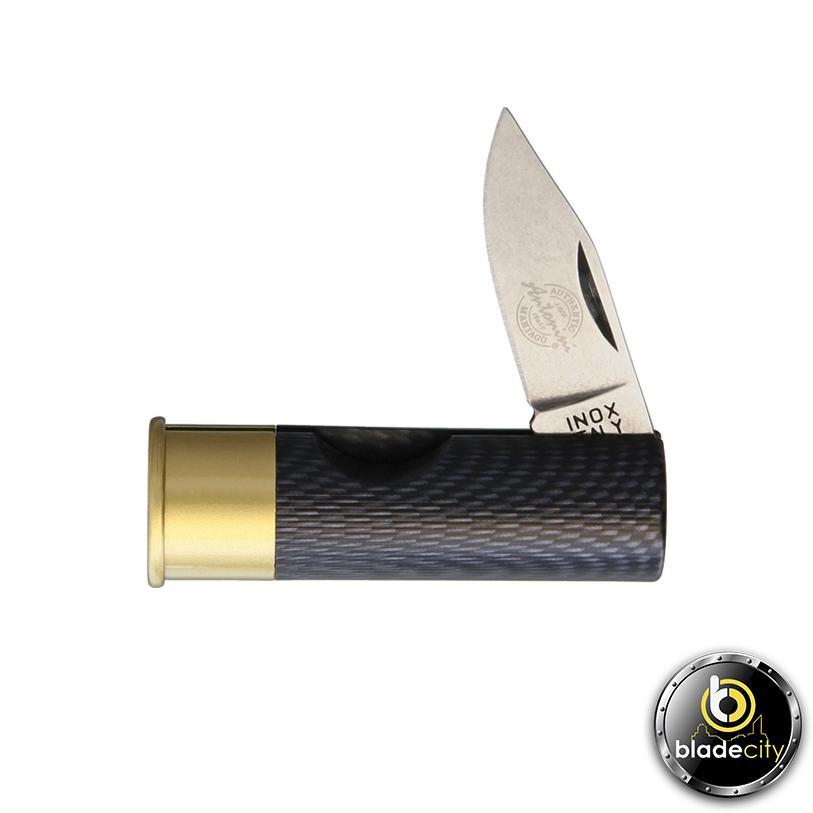 Shotgun Shell Knife - Carbon Fiber | Blade City