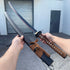 T10 Carbon Steel Bamboo Tsuba Samurai Katana Sword