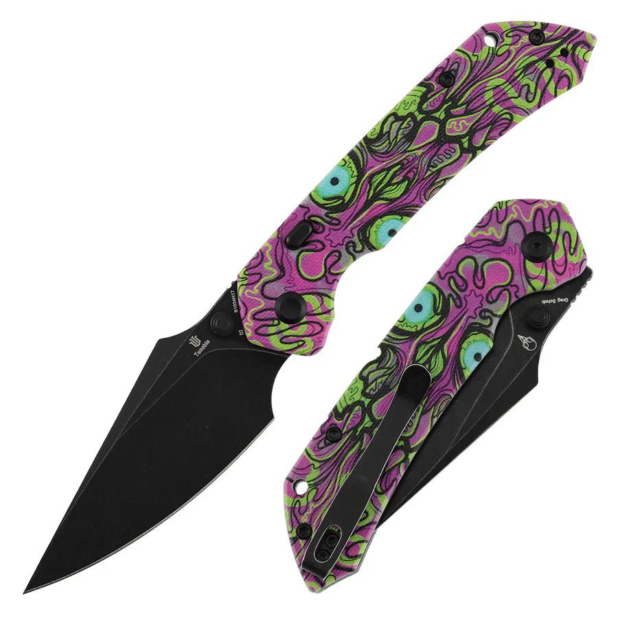 Tenable Fenrir Top Liner Lock – Purple Undead G10 Handle | Blade City
