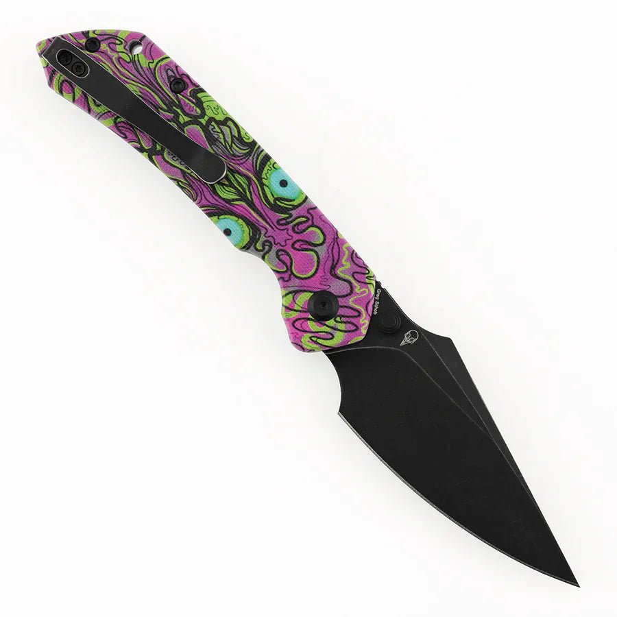 Tenable Fenrir Top Liner Lock – Purple Undead G10 Handle | Blade City