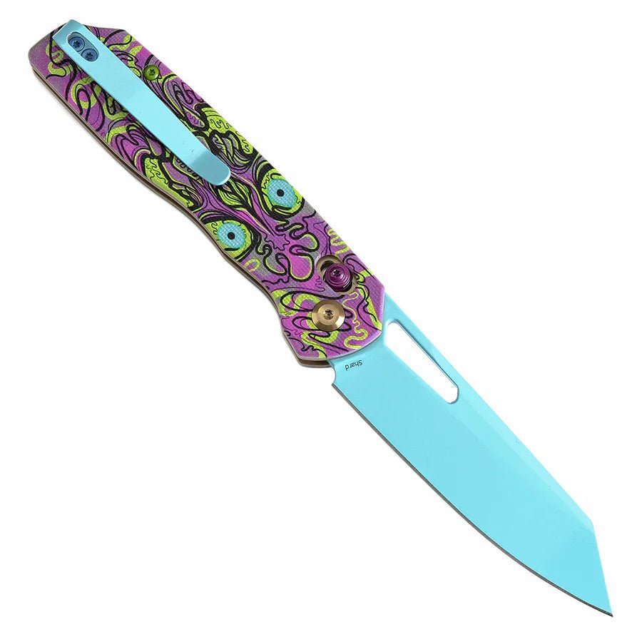 Tenable Shard Cross Bar Lock Knife | 14C28N Jade G10 EDC | Blade City
